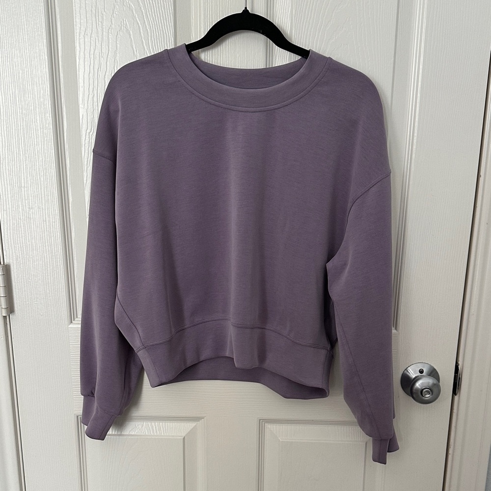 lululemon athletica Purple Crew Neck Sweater